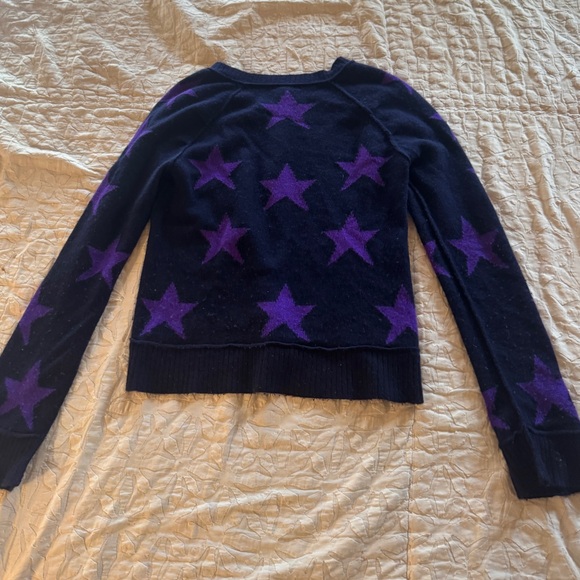 Aqua M Cashmere Sweater - Picture 2 of 7